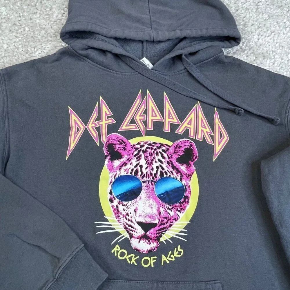 Def Leopard Rock Of Ages Sweatshirt Hoodie - Picture 4 of 6